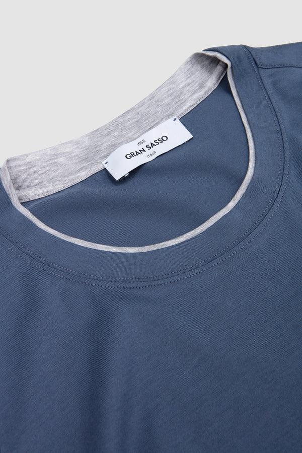 Sportivo Store Double Crew T-Shirt Blue/ Grey