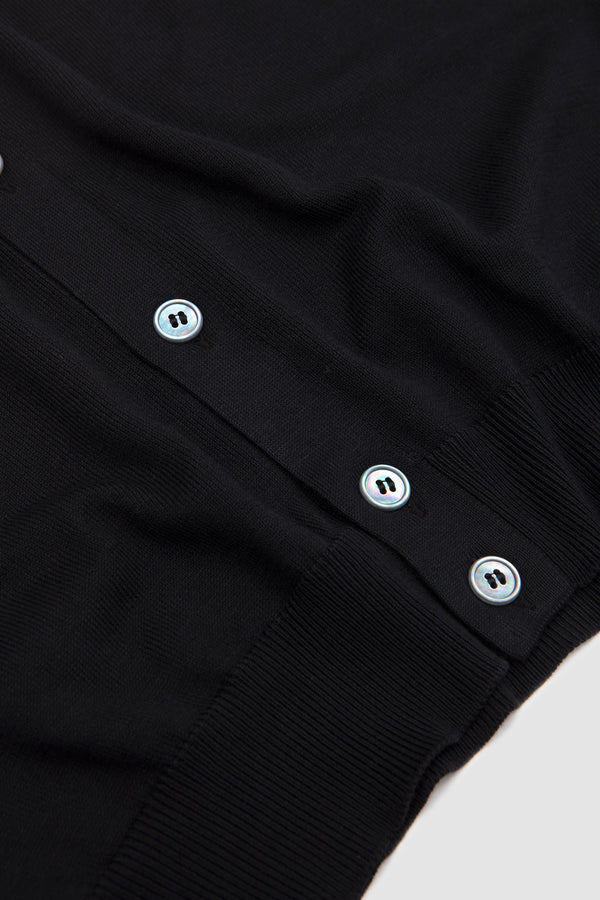 Sportivo Store Egyption Cotton Cardigan Black