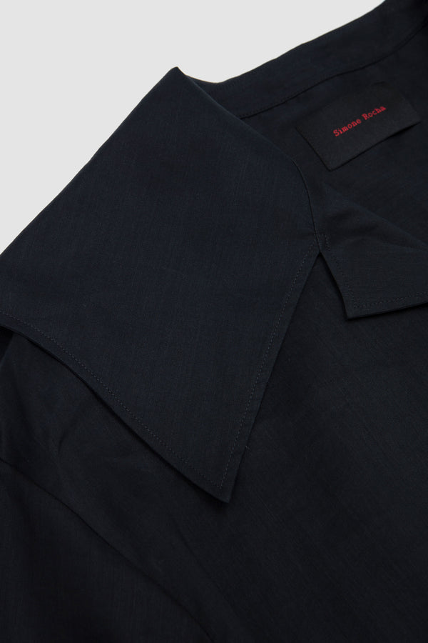 Sportivo Store Embellished Boxy Shirt Black/ Pearl