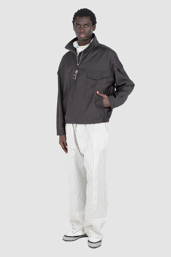 Sportivo Store Farkas Pullover Jacket Umber Brown