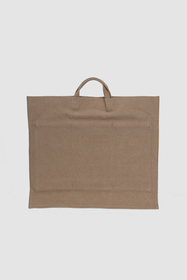 sportivo store Flat Canvas Tote Beige
