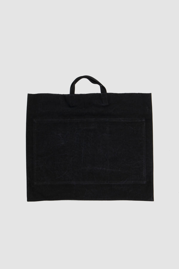 sportivo store Flat Canvas Tote Black