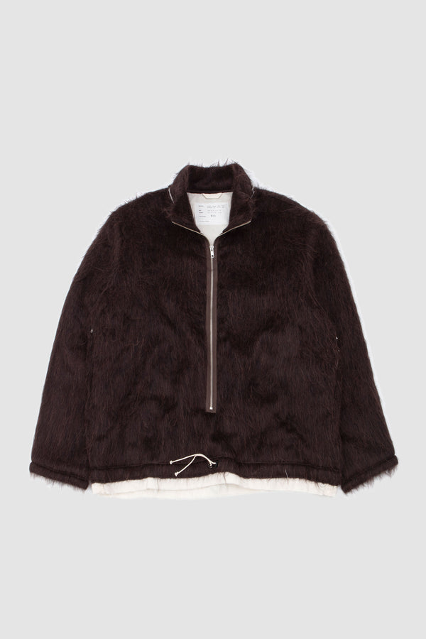 Sportivo Store Fleece Anorak Hairy Brown