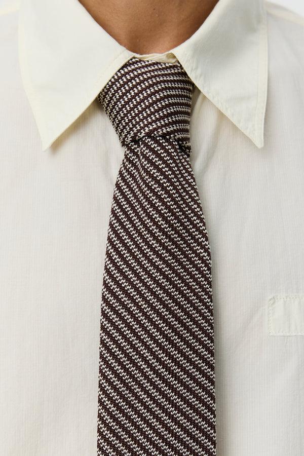 Sportivo Store Formal Tie Brown Stripe