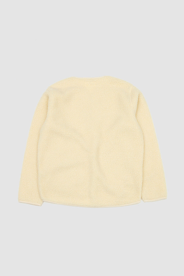 Sportivo Store Galaxy Fleece Zip Liner Jacket Ecru