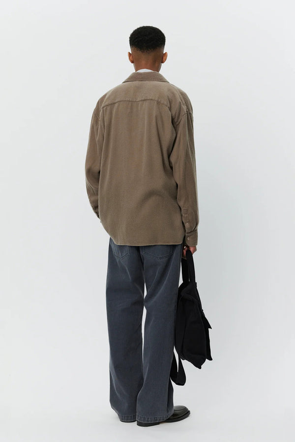 Sportivo Store Gambler Shirt Dark Taupe Fuzz