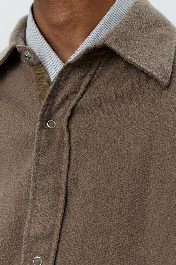 Sportivo Store Gambler Shirt Dark Taupe Fuzz