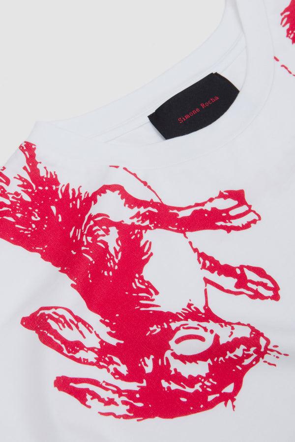 Sportivo Store Hare Illustration T-Shirt White/ Red