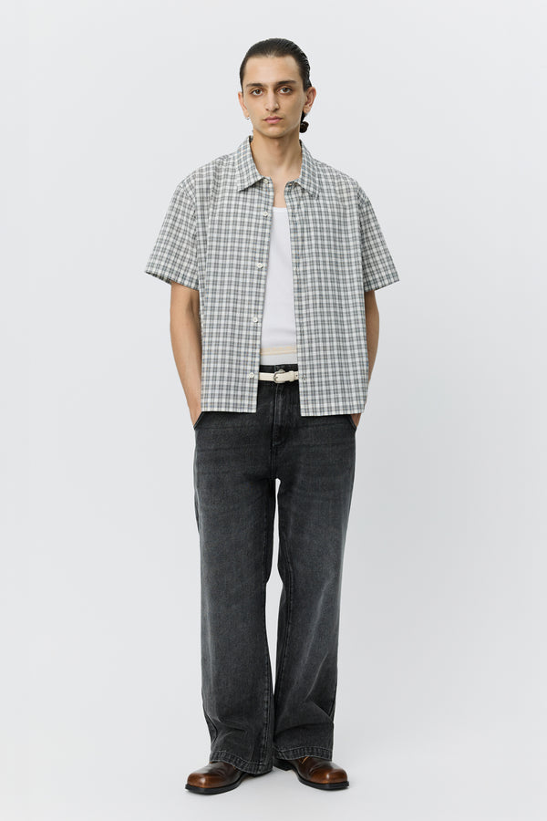 sportivo store Holiday Shirt Off White Check