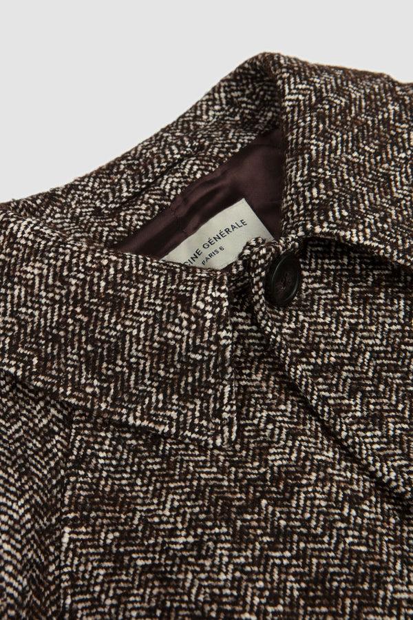 Sportivo Store Hudson Coat Iced Coffee/ Ecru