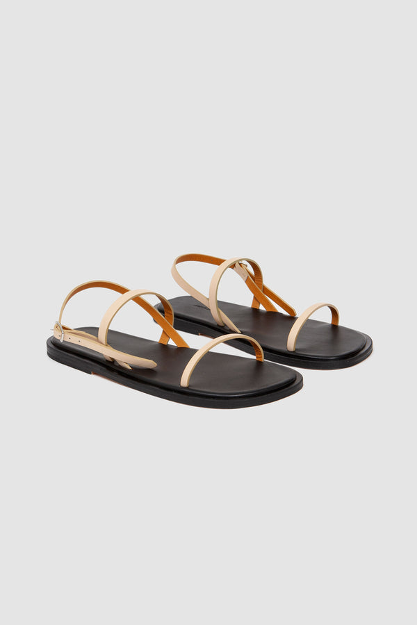 Sportivo Store Leather Sandals Beige