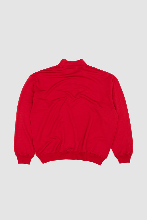 Sportivo Store Light Wool Sweat Half Zip Red