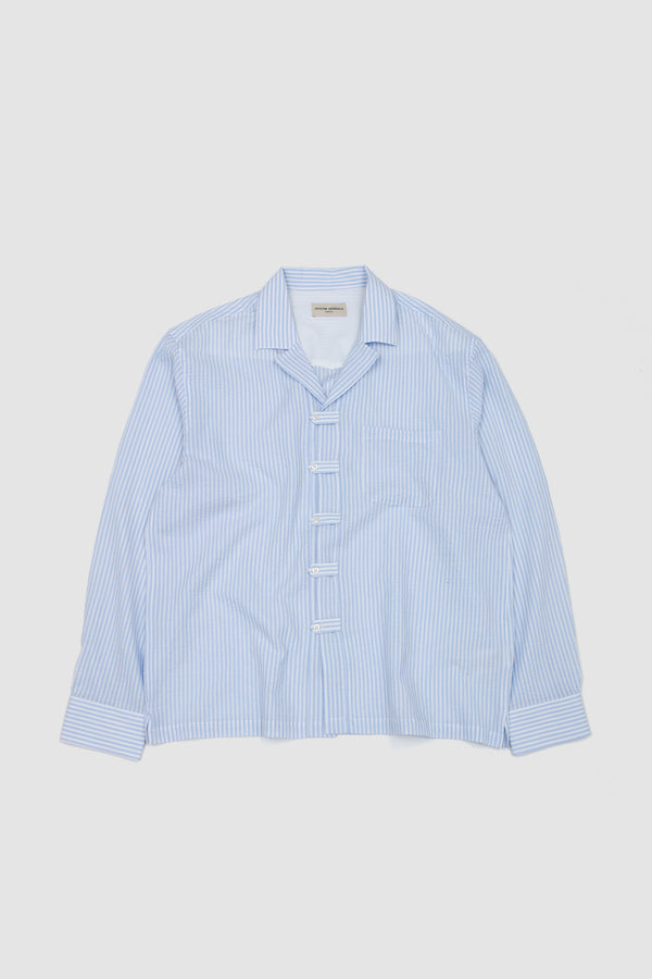 sportivo store Lony Striped Shirt White/ Dream Blue