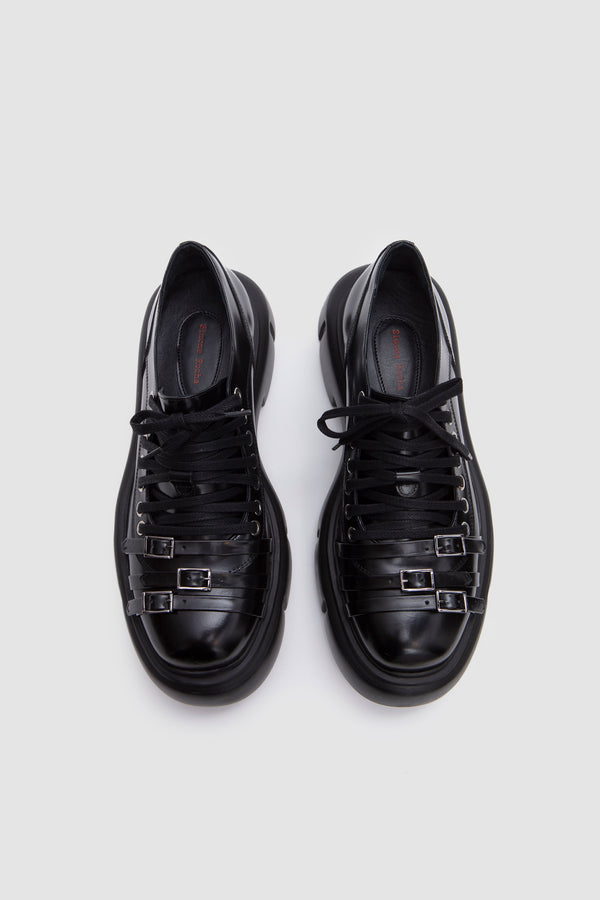 Sportivo Store Low Platform Buckle Boot Black