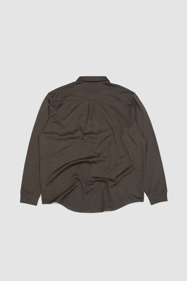 Sportivo Store LS Jersey Button Down Grey Olive