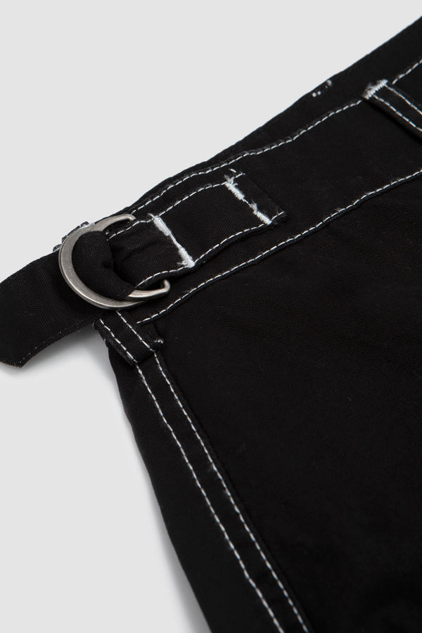 Sportivo Store Lucca Black Contrast Pocket Jeans