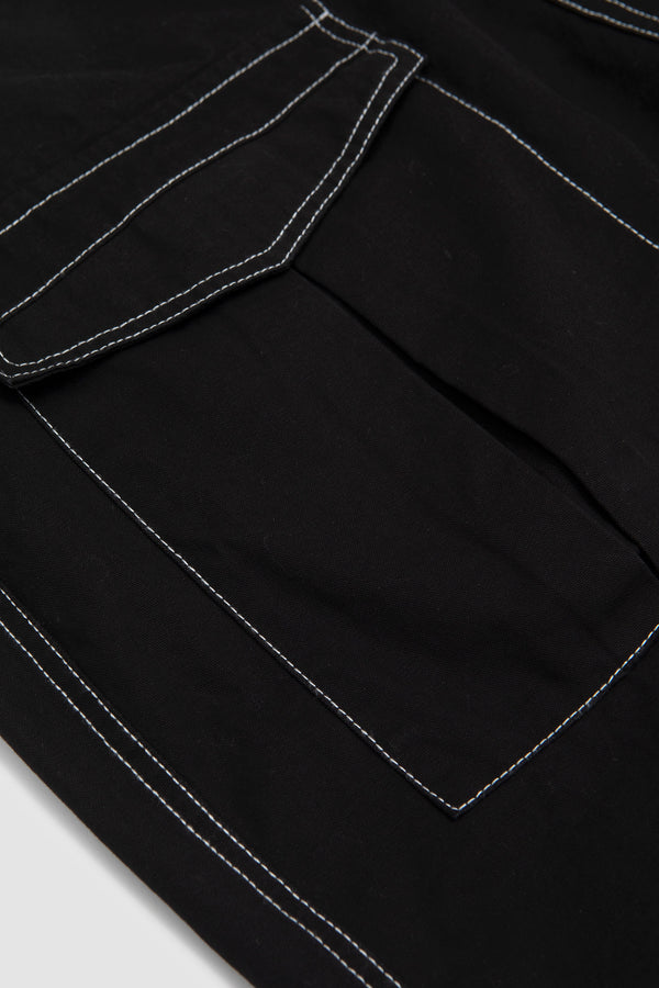 Sportivo Store Lucca Black Contrast Pocket Jeans