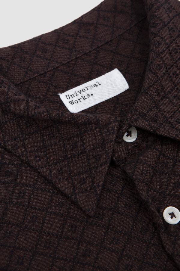 Sportivo Store Lucky Shirt Diamond Dobby Brown