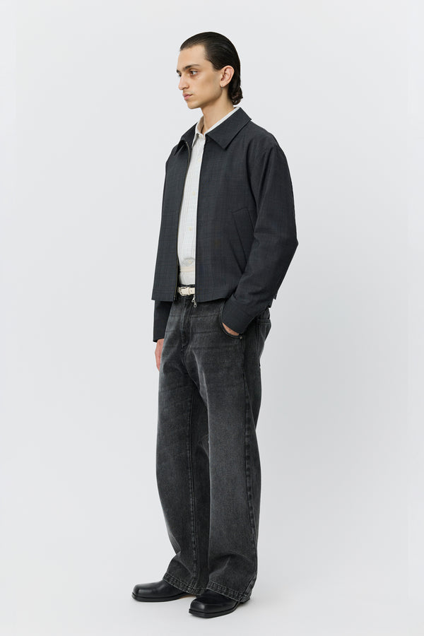 Sportivo Store Mail Jacket Dark Grey Check