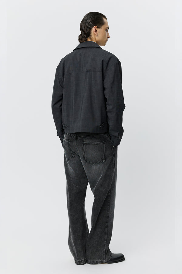 Sportivo Store Mail Jacket Dark Grey Check