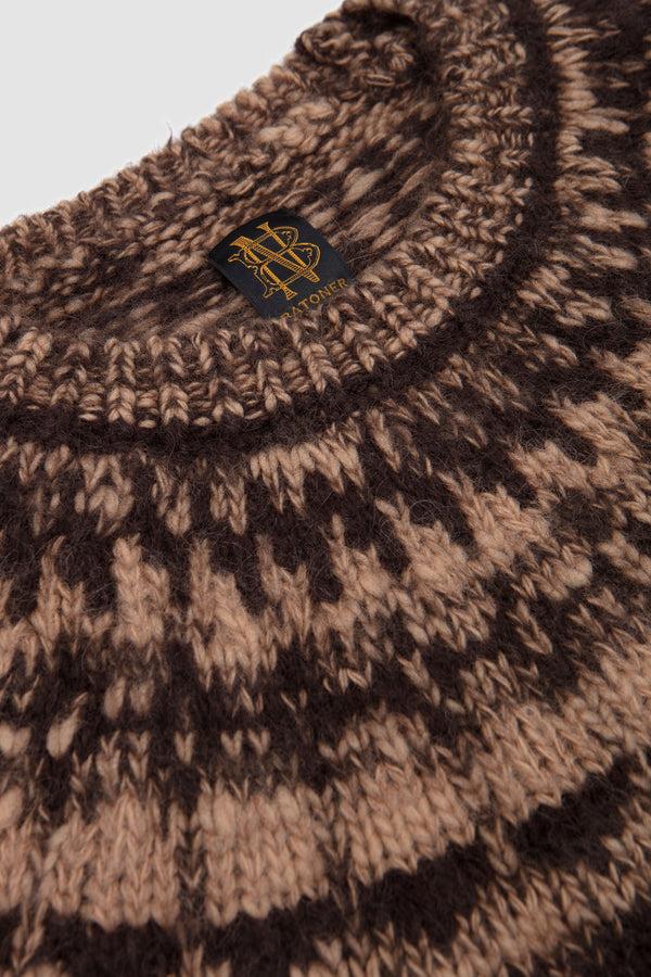 Sportivo Store Mohair Nordic Turtle Neck Brown