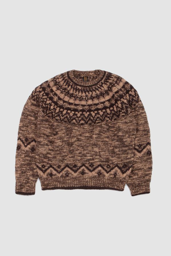 sportivo store Mohair Nordic Turtle Neck Brown
