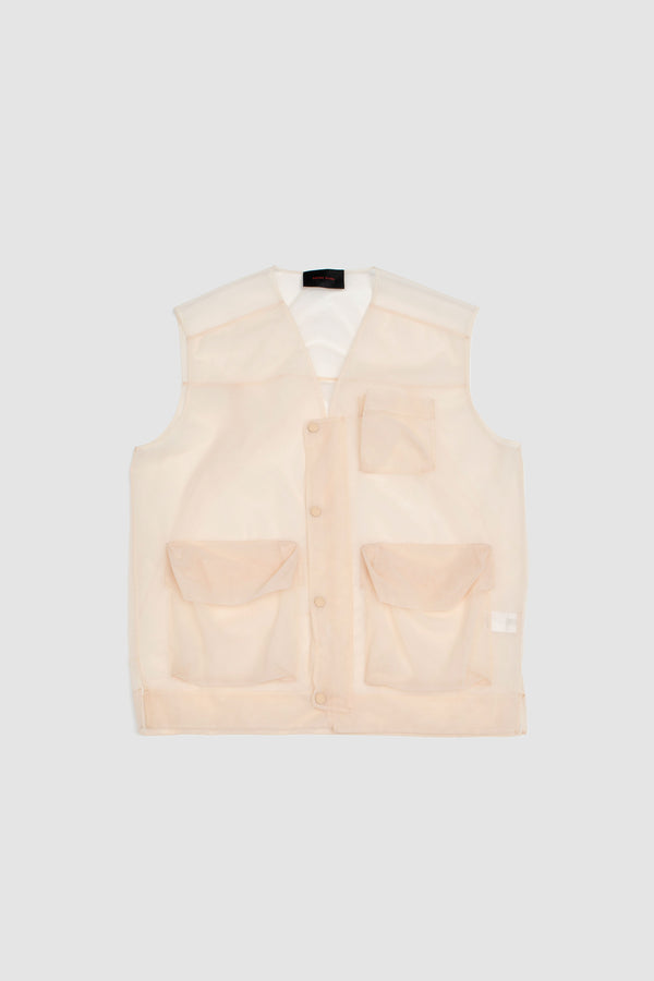 sportivo store Multi Pocket Utility Vest Nude