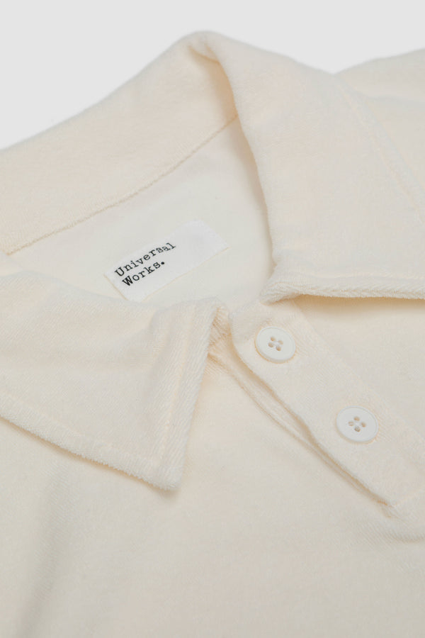 Sportivo Store Newlyn Light Weight Terry Polo Ecru