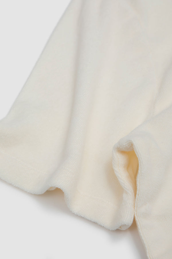 Sportivo Store Newlyn Light Weight Terry Polo Ecru