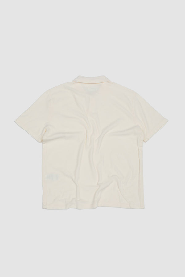 Sportivo Store Newlyn Light Weight Terry Polo Ecru