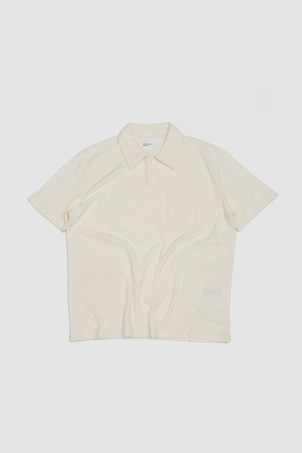 sportivo store Newlyn Light Weight Terry Polo Ecru