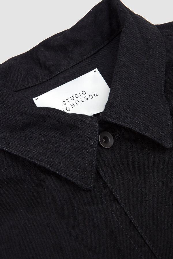 Sportivo Store Nyle Crinkle Denim Jacket Black