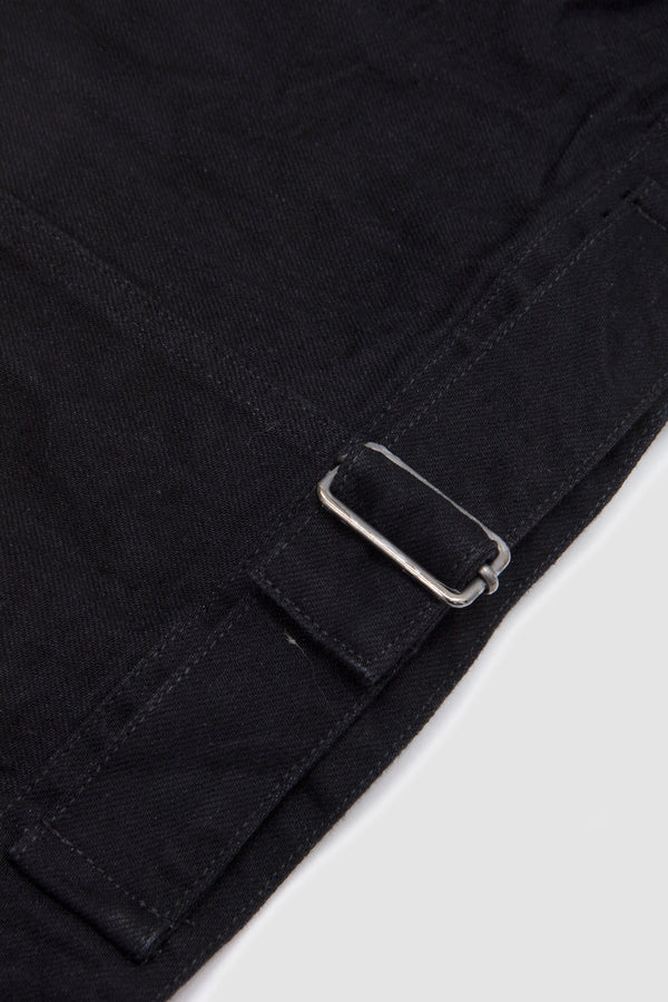 Sportivo Store Nyle Crinkle Denim Jacket Black