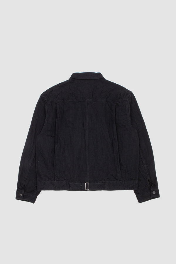Sportivo Store Nyle Crinkle Denim Jacket Black