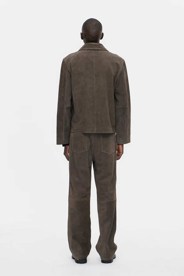 Sportivo Store Officer Zip Jacket Suede Rock