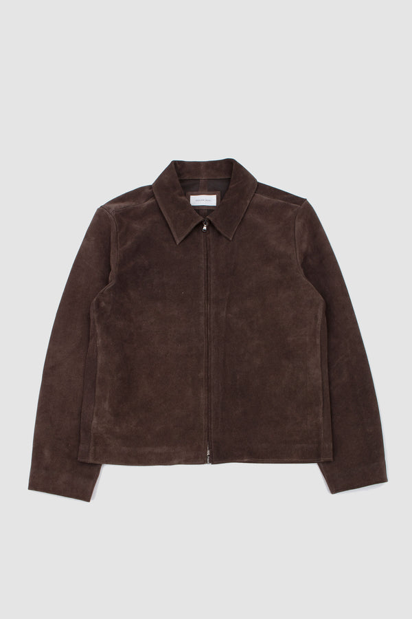 Sportivo Store Officer Zip Jacket Suede Rock