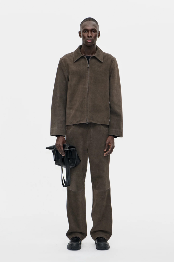 sportivo store Officer Zip Jacket Suede Rock