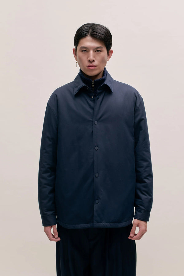 sportivo store Olkay Quilted Overshirt Navy Twill