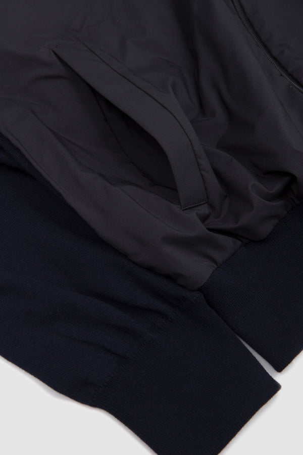 Sportivo Store Organic Cotton Zip-Up Jacket Navy