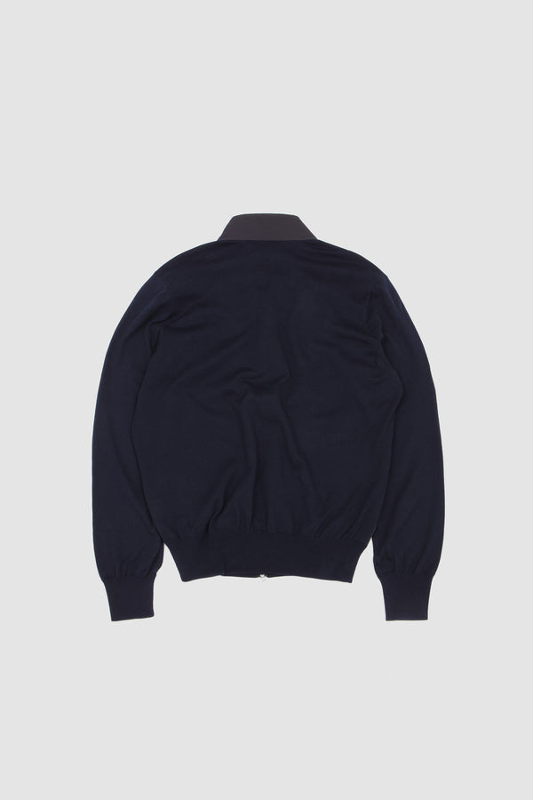 Sportivo Store Organic Cotton Zip-Up Jacket Navy