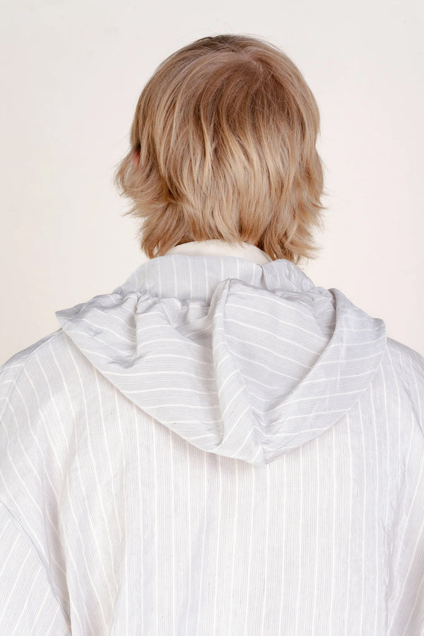 Sportivo Store Overhead Jacket Grey/ White Stripe
