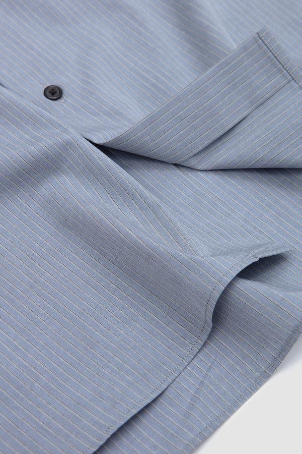 Sportivo Store Oversized Shirt Blue Stripe