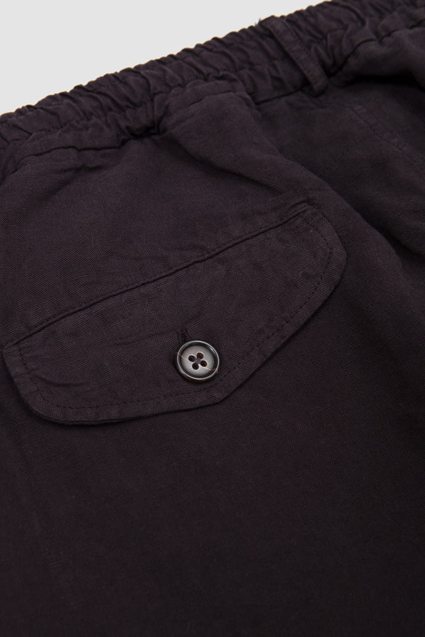 Sportivo Store Oxford Pant Lyo Linen Mix Licorice