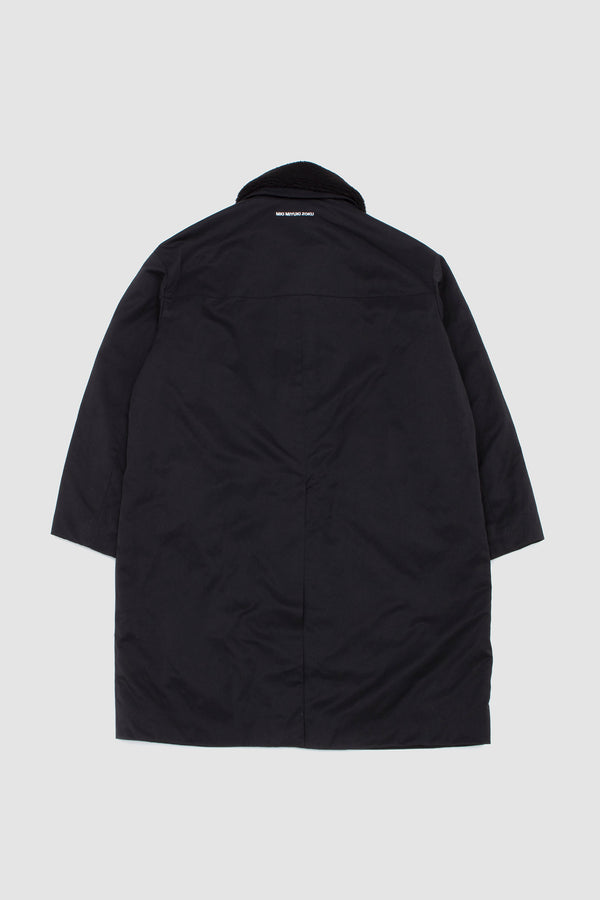 Sportivo Store Padded Nylon Overcoat Black