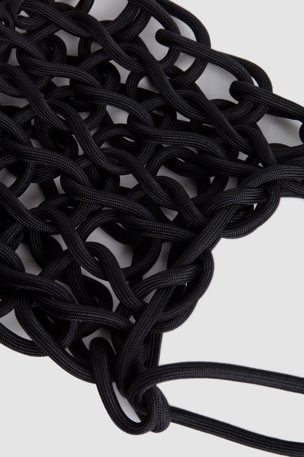 Sportivo Store Para Cord Hand Knit Bag Black