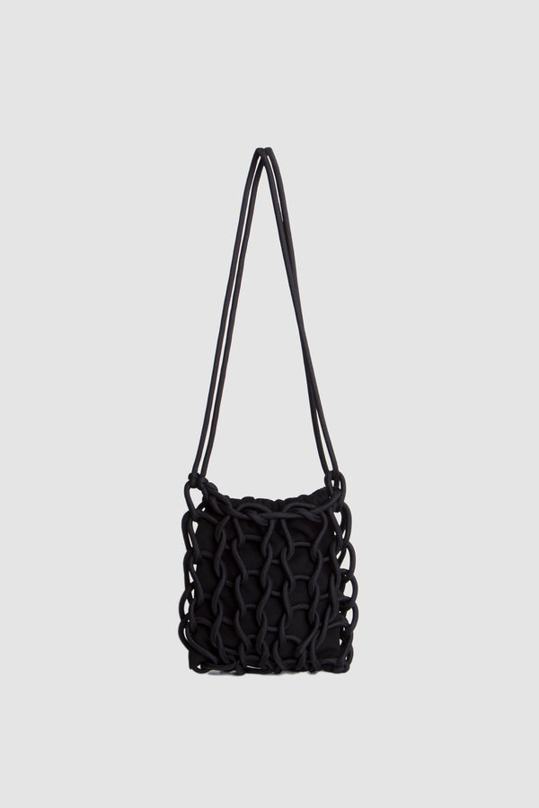 sportivo store Para Cord Hand Knit Bag Black