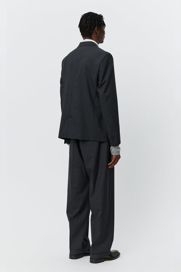 Sportivo Store Patch Pocket Blazer Grey Wool