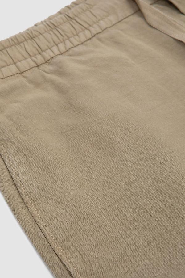 Sportivo Store Phil It. Linen Blend Short Khaki