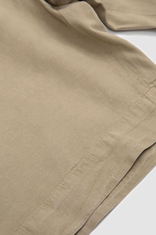 Sportivo Store Phil It. Linen Blend Short Khaki