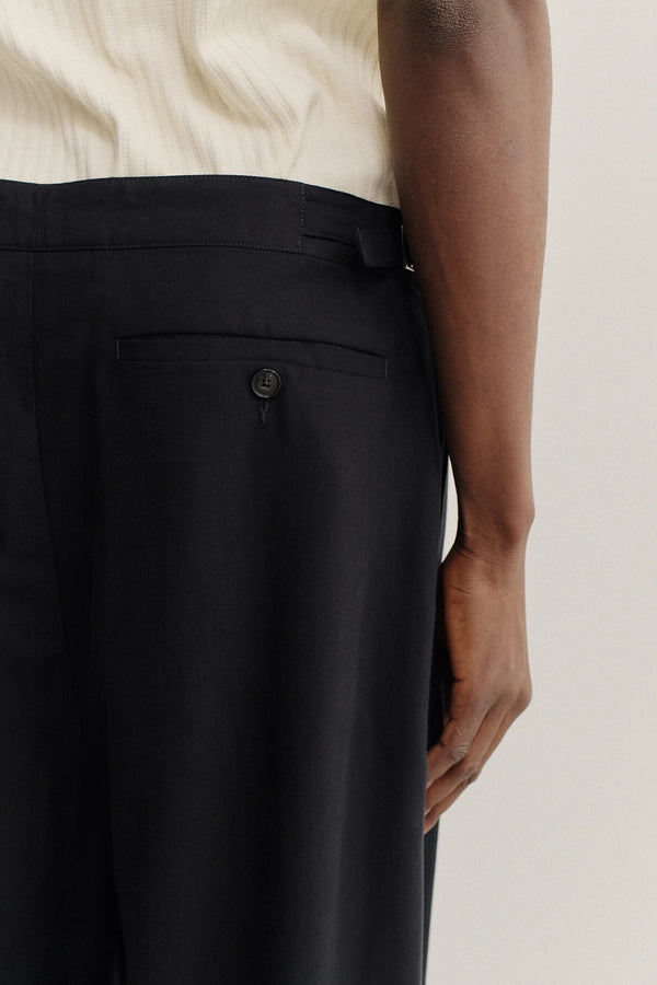 Sportivo Store Piero Pants Soft Black Twill